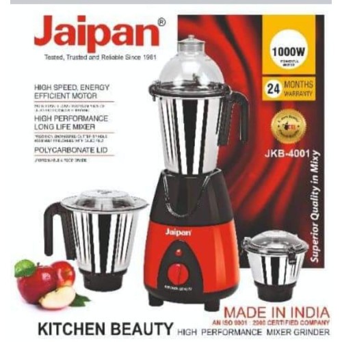 Jaipan Kitchen (1200WT) Blender /Grinder /Mixer Made in India